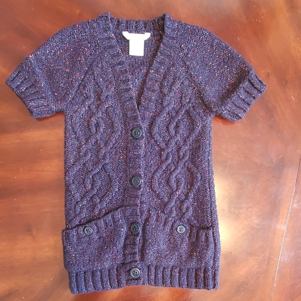 Button down sweater, size 4